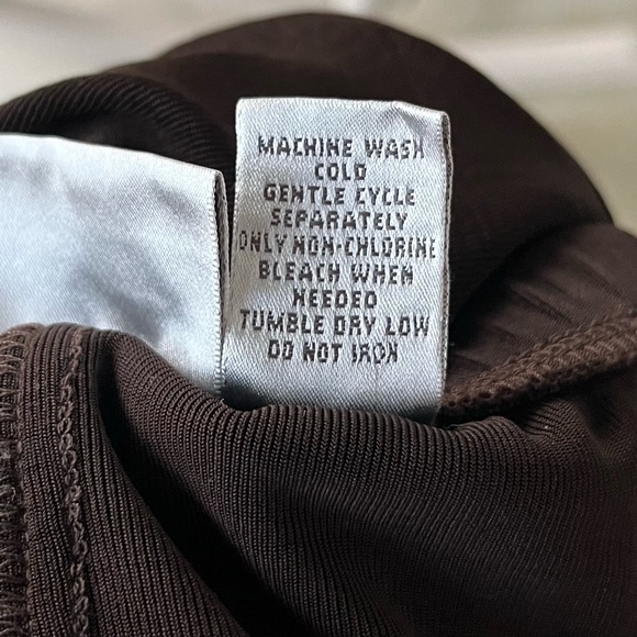 •Chico's Travelers• Dark Brown Wide Leg Pants -Size Large - Picture 5 of 6